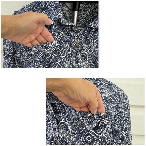 Christopher & Banks Roll Sleeve Top - Picture 13 of 16